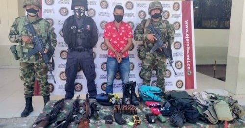 Capturado en el corregimiento de Ayacucho alias ‘Cascón’ cabecilla de ELN