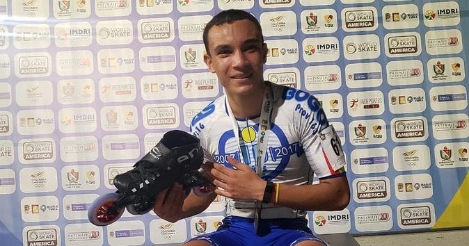 Patinador Aguachiquense obtuvo primer y segundo lugar en campeonato Panamericano de velocidad de Clubes y Naciones
