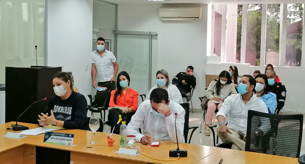 Cuerpo de Bomberos de Aguachica presentó su crítica situación en la Asamblea del Cesar