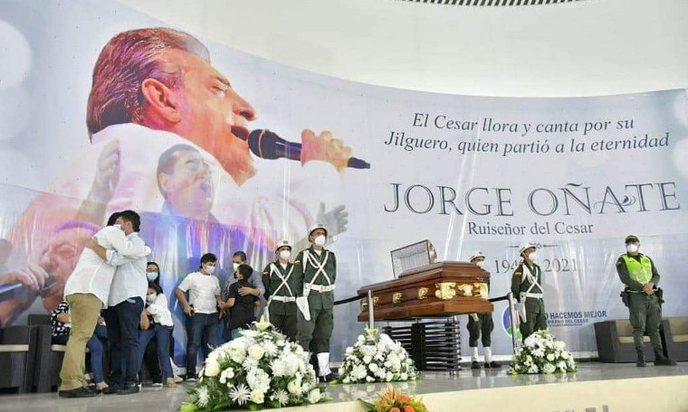 Jorge Oñate, «el jilguero de América» fue sepultado en La Paz su tierra natal