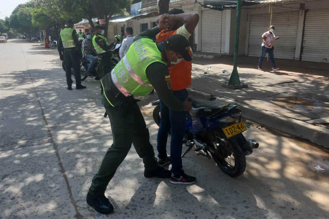 Balance de la Policía en el Cesar durante el fin de semana, se realizaron más de 570 comparendos