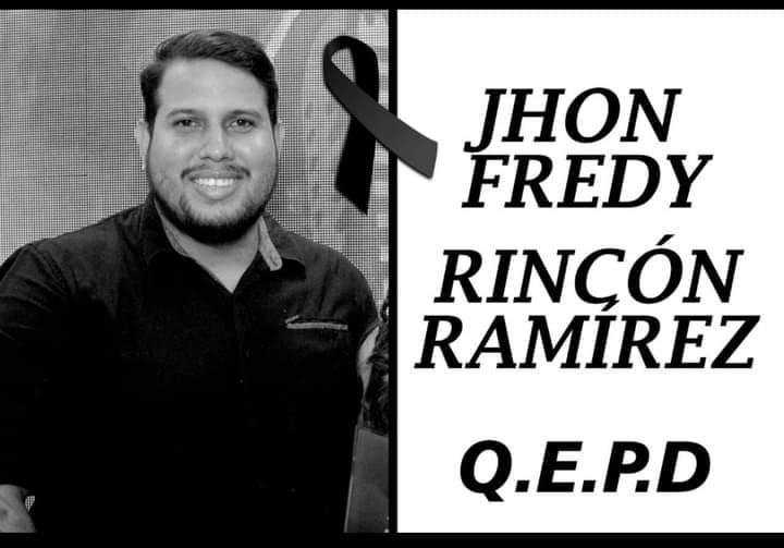 Falleció el productor audiovisual aguachiquense Jhon Fredy Rincón Ramírez