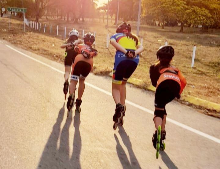 Club Ruedas de Fuego se prepara para selectivo de patinaje en Valledupar