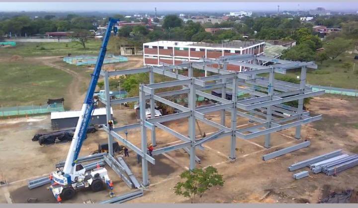 Avanza construcción de nuevo módulo de aulas en la UPC seccional Aguachica