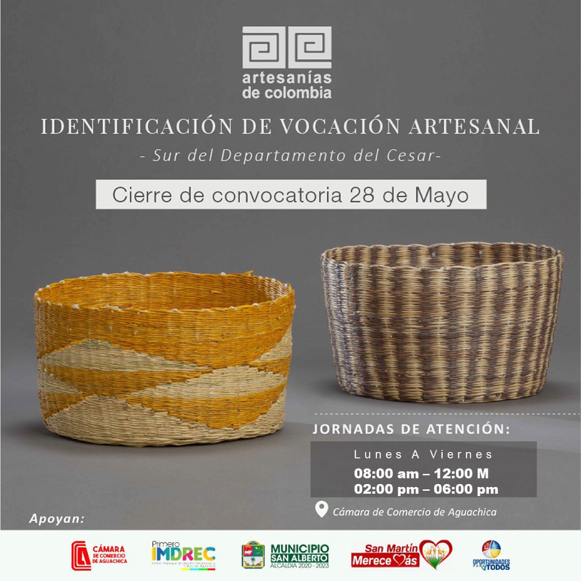 Convocatoria para caracterización de vocación artesanal para el sur del Cesar