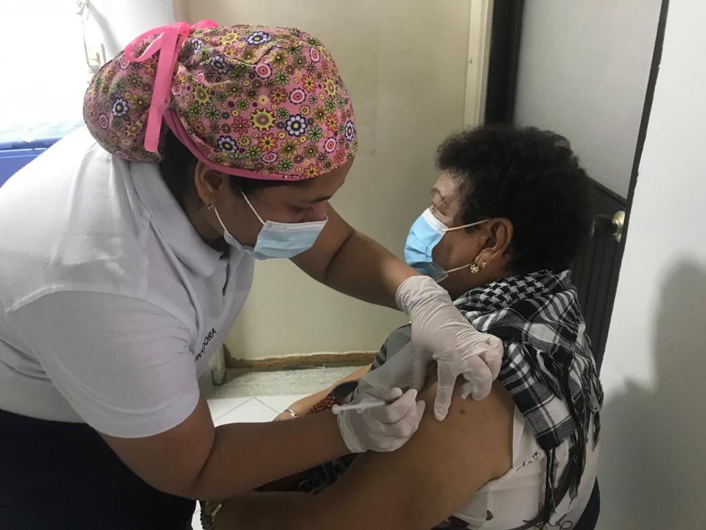 Avanza el plan de vacunación contra covid 19 en Aguachica