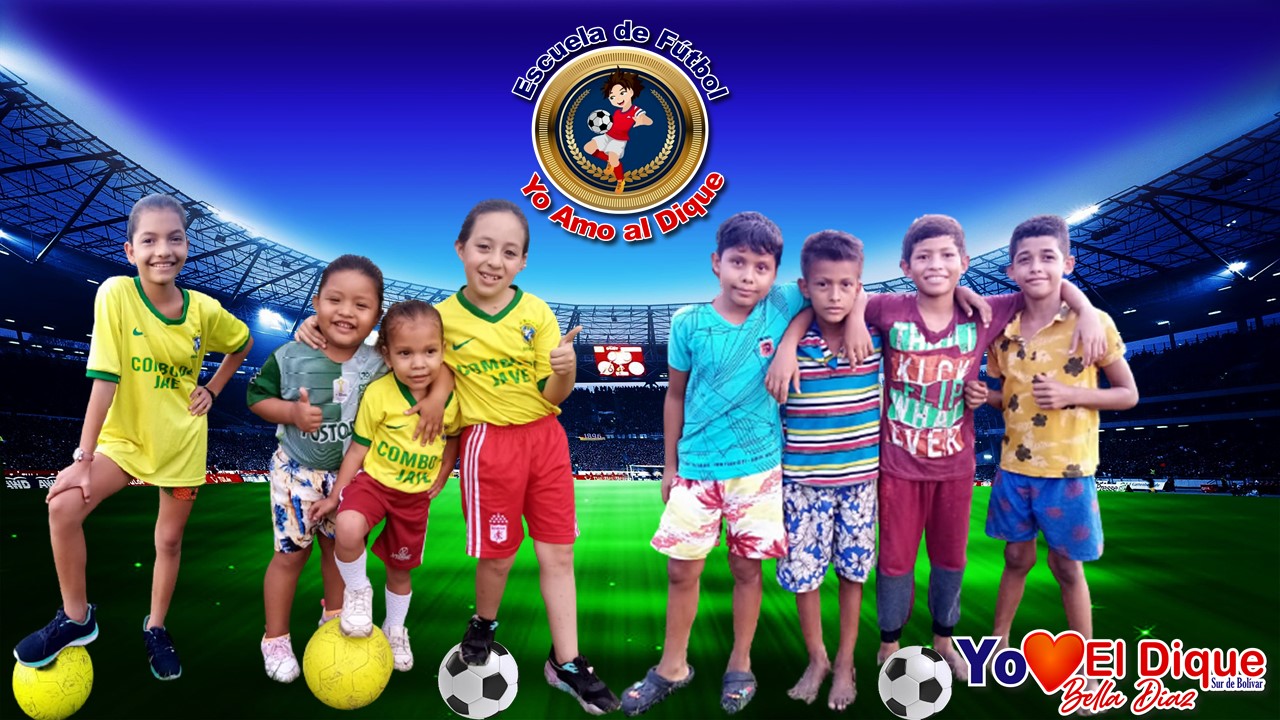 Bienvenida nuestra escuela de fútbol “Yo Amo al Dique