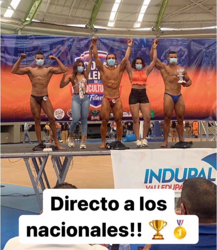 Fisicoculturista de Aguachica ocupó primer puesto en competición de Valledupar