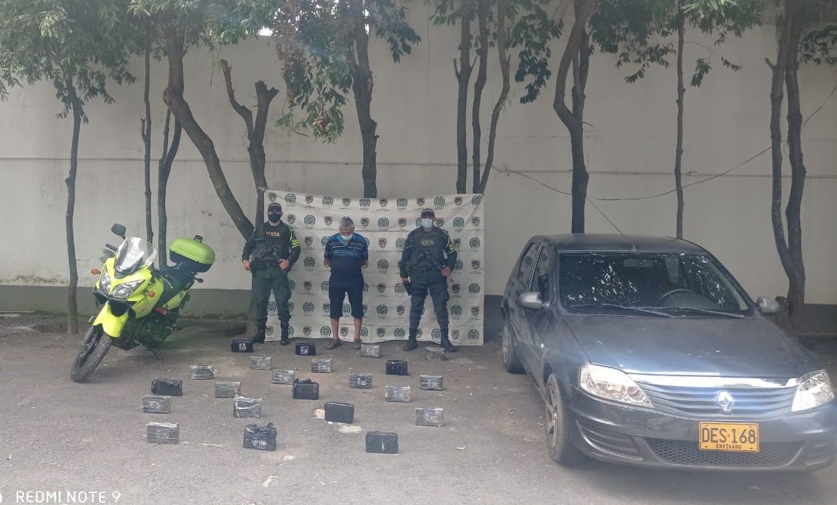 Capturado cuando se movilizaba en vehículo con caleta de cocaína