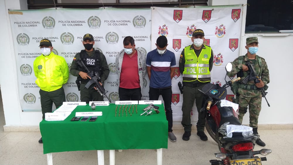 Capturados integrantes del EPL en Aguachica y Gamarra