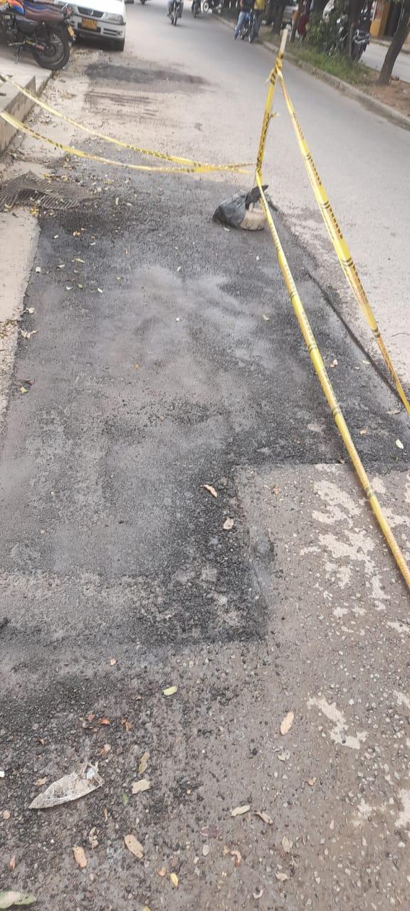 Obras de reparcheo en la calle 3 entre careras 17 y 19 no cumplió expectativas de la comunidad
