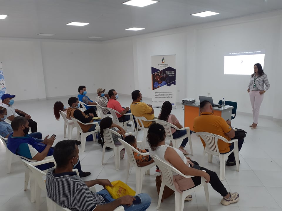 Superintendencia de Servicios Públicos ofreció capacitación a usuarios en Aguachica