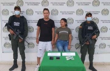 Pareja de extorsionista fue capturada en Aguachica