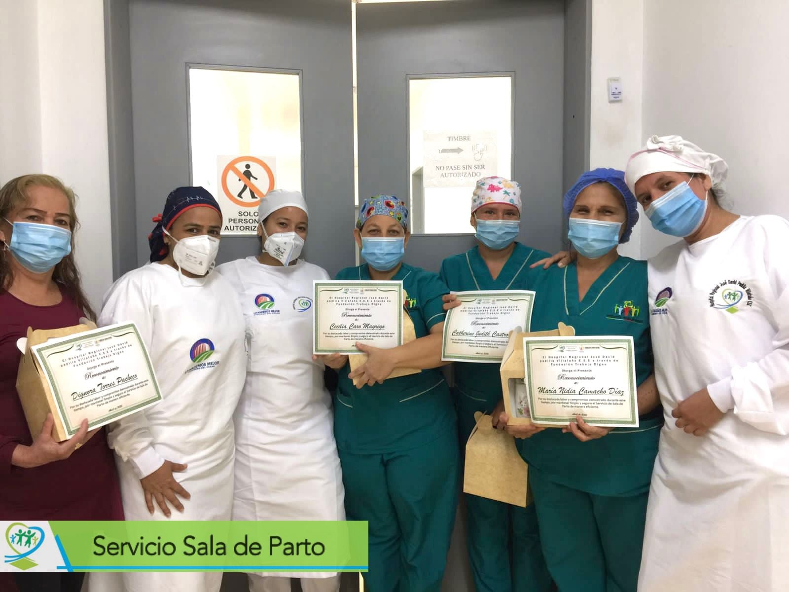 En el Hospital Regional de Aguachica se hizo reconocimiento al buen desempeño y compromiso al trabajo