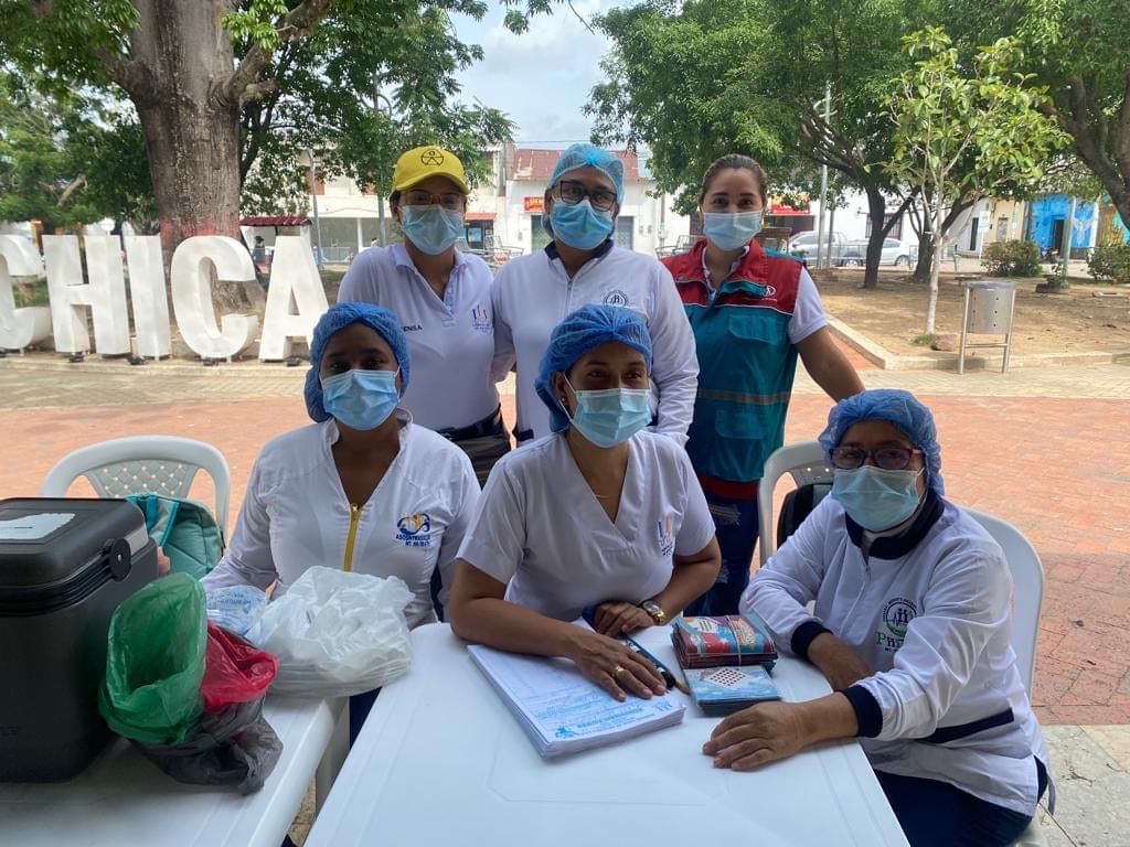 Hospital Local de Aguachica le cumplió a la Jornada de Vacunación de las Américas