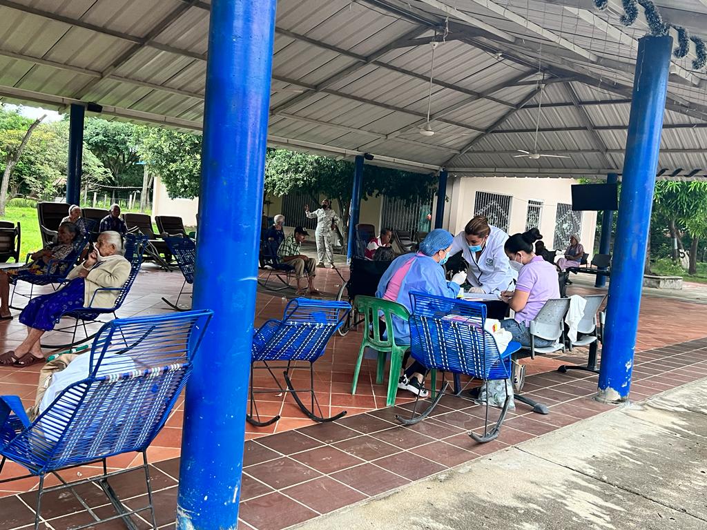 En el Asilo San Antonio el Hospital Local de Aguachica realizó toma de muestras a usuarios del Programa de Crónicos