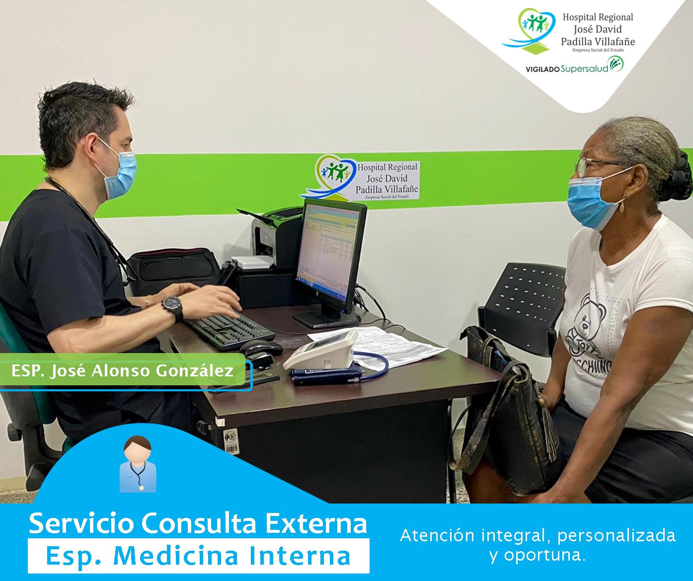 Hospital Regional José David Padilla Villafañe cuenta con especialistas en consulta externa