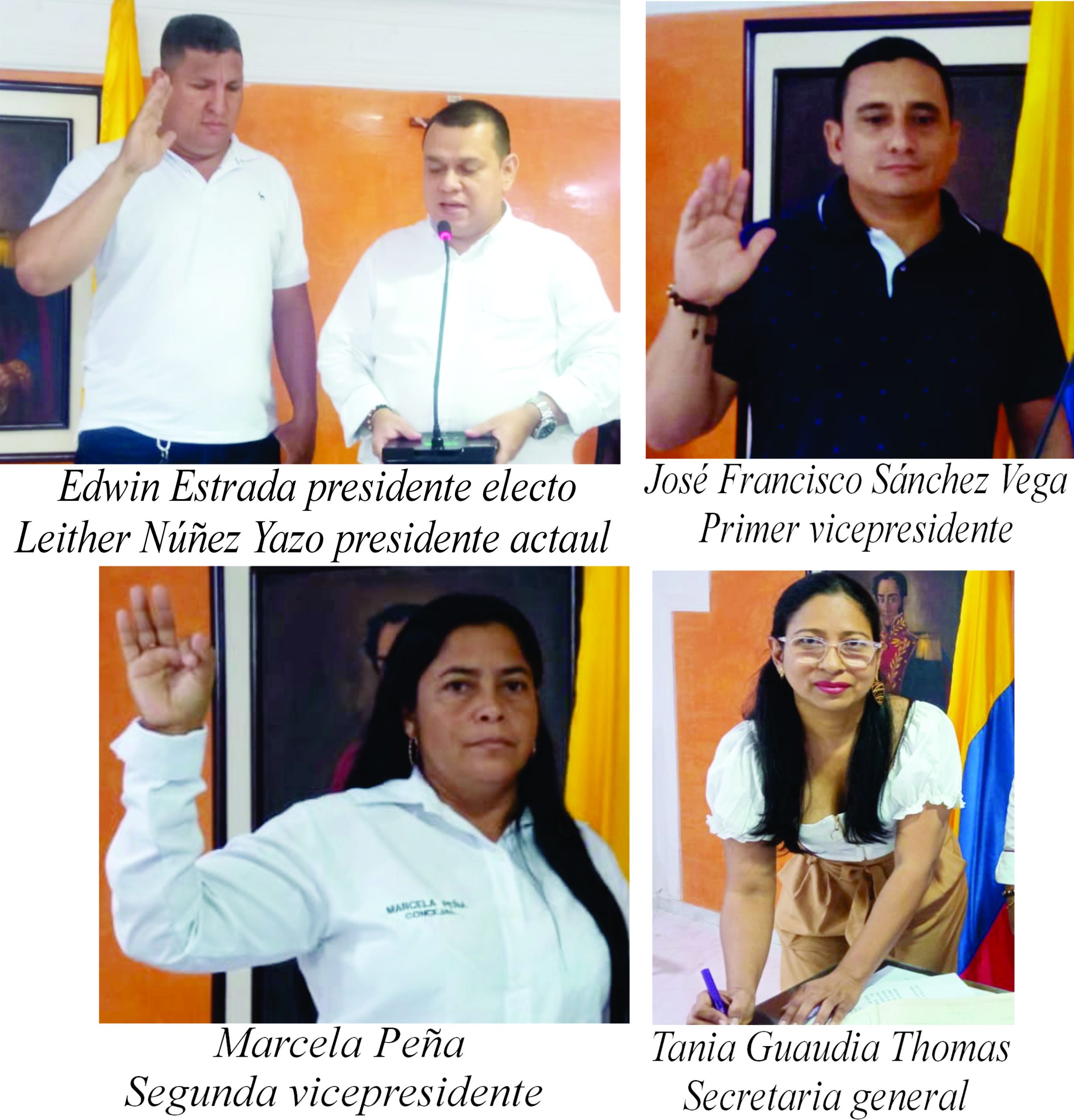 Concejo de Aguachica eligió la nueva secretaria general de la corporación para la vigencia 2023