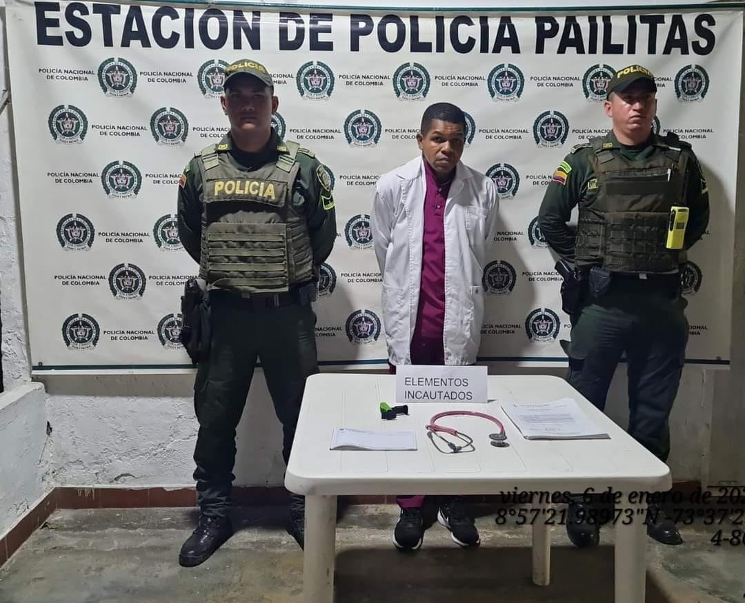 Capturado falso médico internista en el hospital de Pailitas Cesar