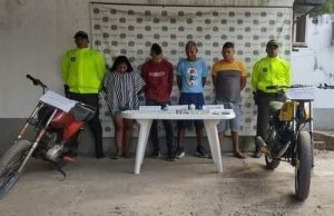 Capturan a cuatro personas en Tamalameque sindicadas del delito de porte, tráfico y comercialización de estupefacientes
