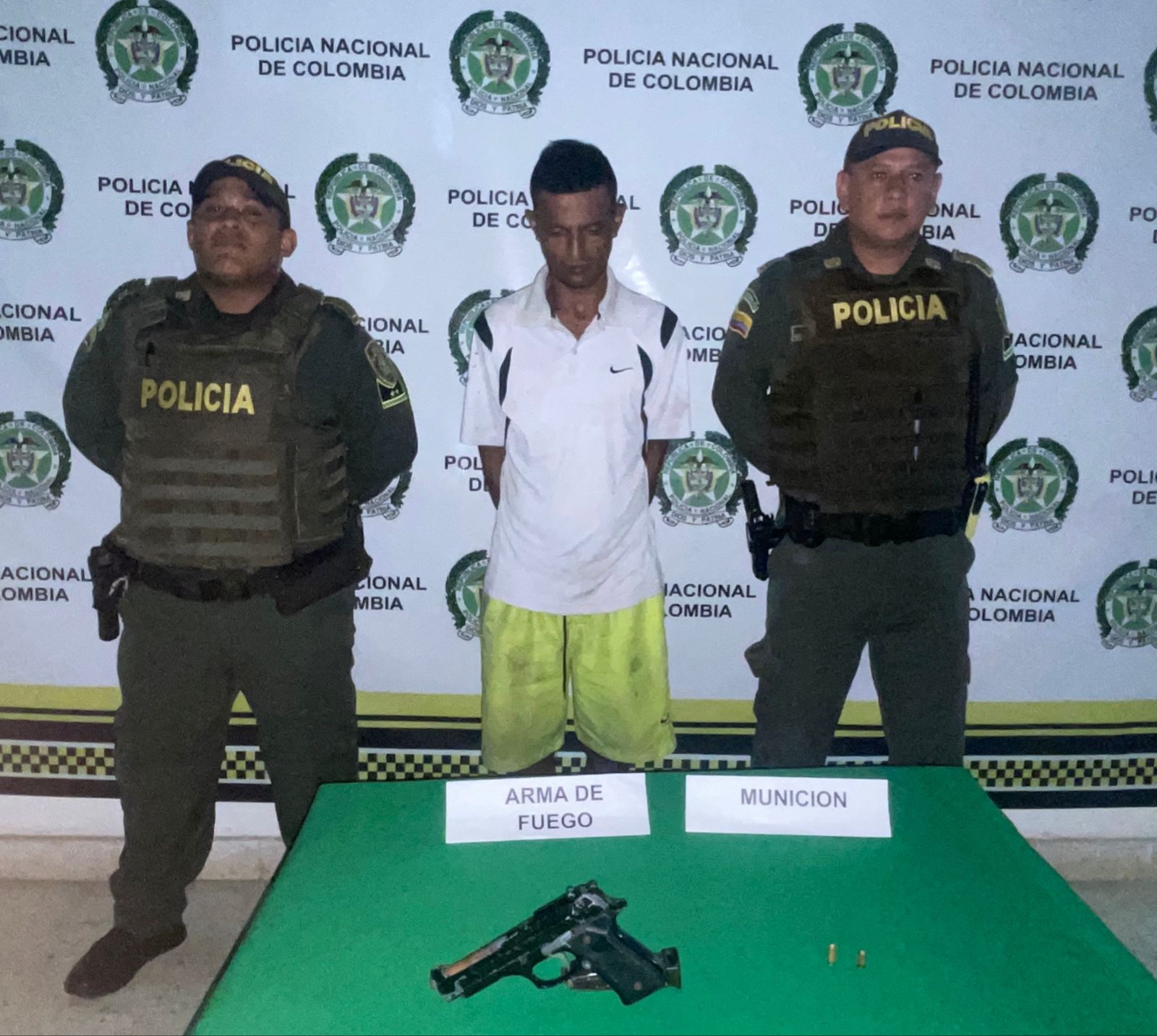 Un capturado en Aguachica por porte ilegal de armas de fuego - El Nuevo Sur