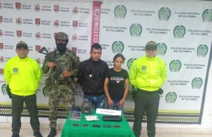 Dos personas capturadas en allanamiento realizado en Aguachica, por el delito de tráfico o porte de estupefacientes
