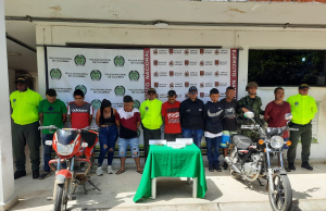 Desarticulada la banda delincuencial “Los Medusas” que operaba en Aguachica y Gamarra