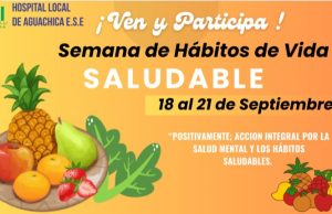 Hospital Local, Dasa y el PIC, realizan la Semana de hábitos y Estilo de Vida saludable