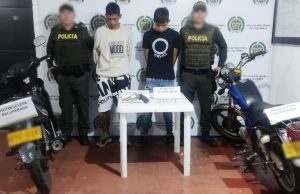 Dos capturados en Río de Oro, después de hurtar una motocicleta