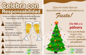 Hospital Regional de Aguachica invita a pasar la navidad en familia sin pólvora y bebidas alcohólicas