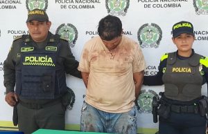 Policía de Aguachica captura a hombre por atacar con cuchillo a su mujer