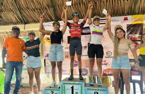 Silvia Arrieta ciclista de Aguachica vuelve a triunfar en Sucre en el MTB