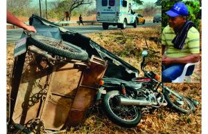 En accidente de tránsito murió conductor de motocarro en Pailitas
