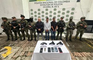 Capturados Tres Integrantes de un Grupo Armado Organizado en Ocaña