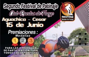 Club Ruedas de Fuego realizará el segundo festival de patinaje en Aguachica