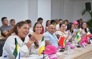 En encuentro con primeras gestoras del Cesar, gobernadora Elvia Milena Sanjuan ratificó que programa de Adulto Mayor tendrá 15.000 beneficiarios