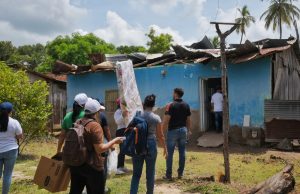 Con toda la oferta institucional y ayudas humanitarias, Gobierno del Cesar atendió a más de 300 familias afectadas por vendaval en Tamalameque