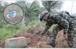 En zona Rural de Río de Oro Cesar encuentran cilindros bomba