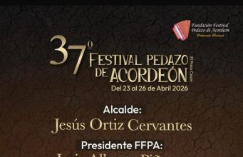 Lanzamiento de la versión 37° del Festival Pedazo de Acordeón se realizará este jueves en Valledupar