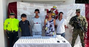 Ejército Nacional logra la captura de cuatro presuntos integrantes del Clan del Golfo en el departamento del Cesar