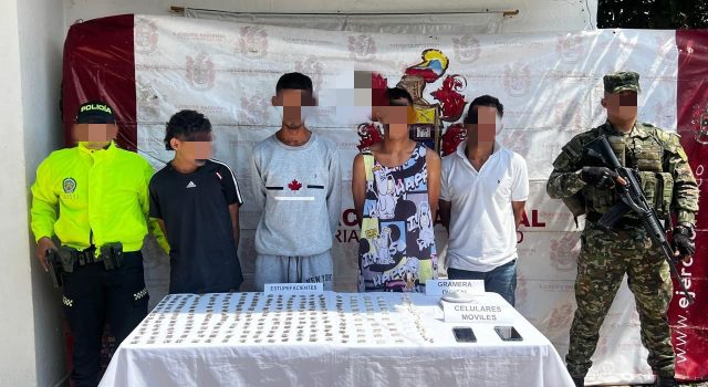 Ejército Nacional logra la captura de cuatro presuntos integrantes del Clan del Golfo en el departamento del Cesar