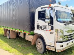 Policía Nacional recupera camión hurtado en Aguachica y ubicado en zona rural de Pelaya