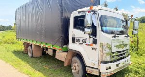 Policía Nacional recupera camión hurtado en Aguachica y ubicado en zona rural de Pelaya