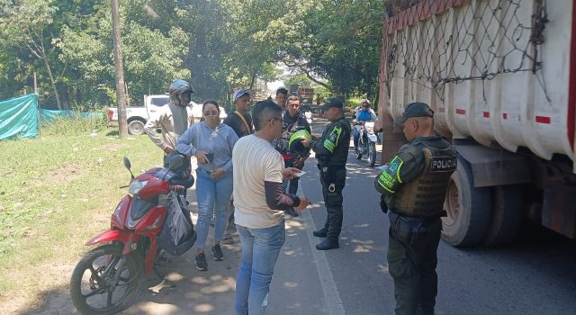 En vías del Cesar, la seguridad no se detiene durante el puente festivo