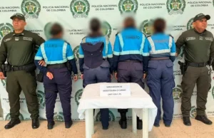 Capturados falsos agentes de tránsito en San Martin Cesar