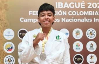 Judoka aguachiquense ganó en el nacional de Ibagué medalla de plata