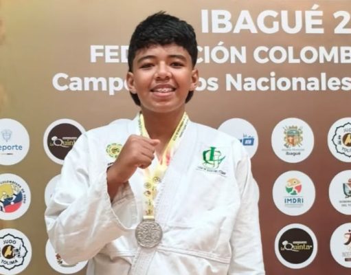 Judoka aguachiquense ganó en el nacional de Ibagué medalla de plata
