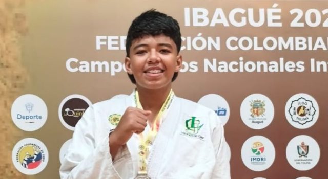 Judoka aguachiquense ganó en el nacional de Ibagué medalla de plata